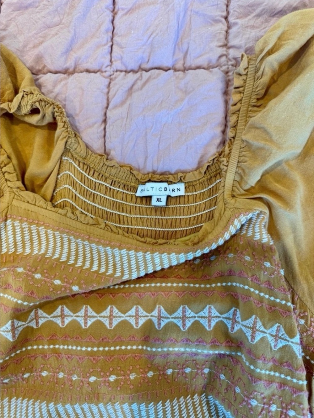 Mustard Midi Dress - Picture 4 of 4